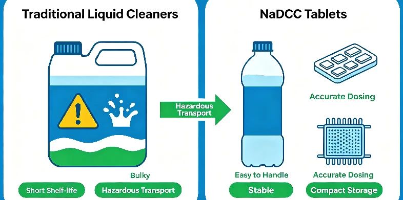 NaDCC Tablets as Alternative NaDCC Tablets as Alternative